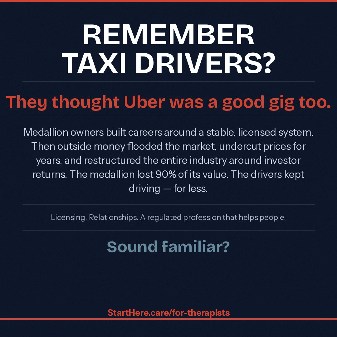 Remember taxi drivers? They thought Uber was a good gig too.