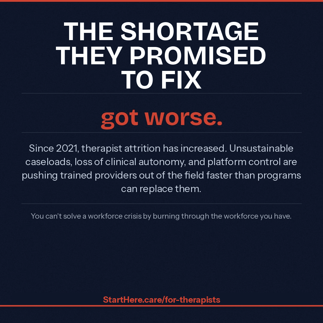 The shortage they promised to fix got worse.