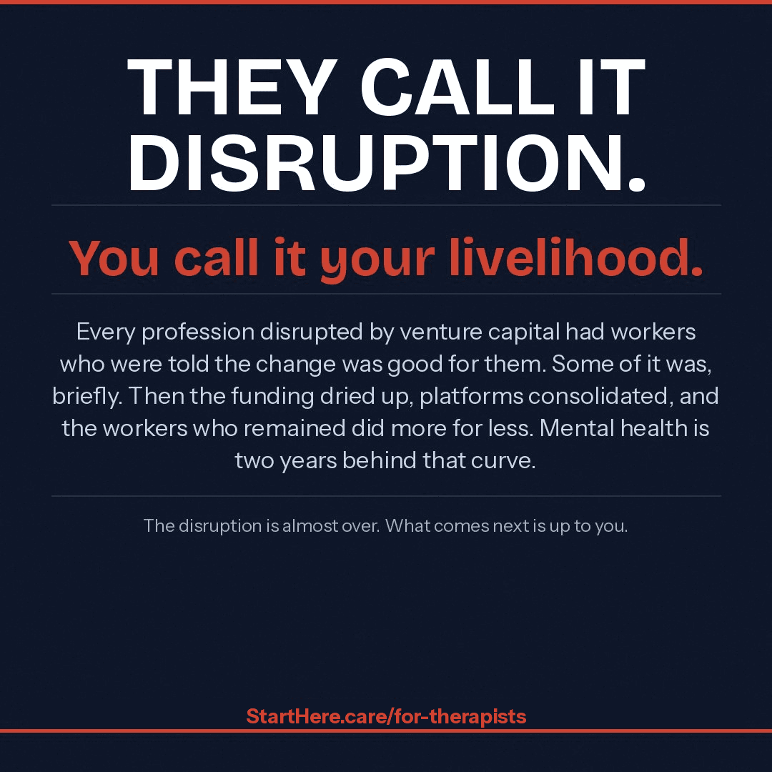 They call it disruption. You call it your livelihood.