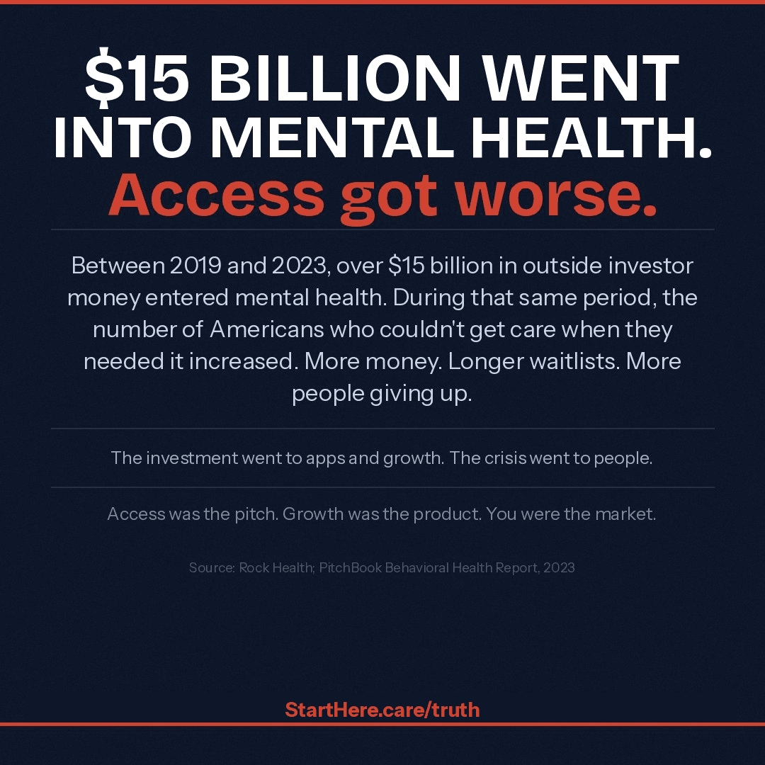 $15 billion went into mental health. Access got worse.