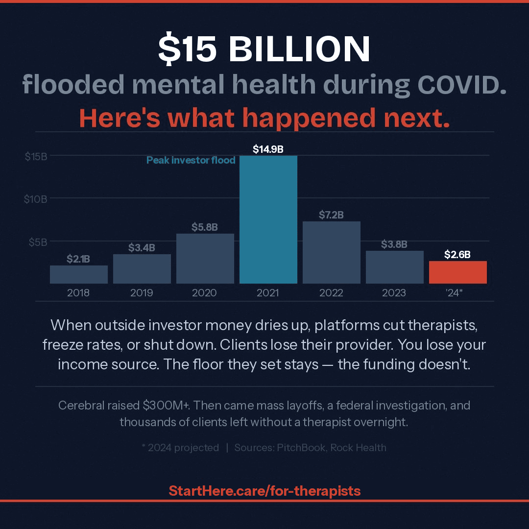 $15 billion flooded mental health during COVID. Here's what happened next.