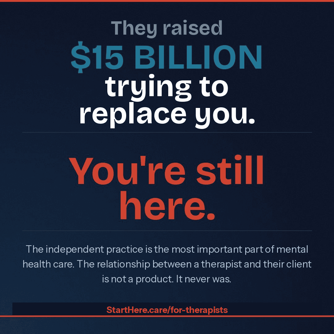 They raised $15 billion trying to replace you. You're still here.